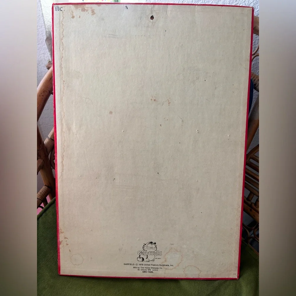 🎈SOLD Vintage 1978 Garfield Cork Bulletin Board. - Picture 4 of 5